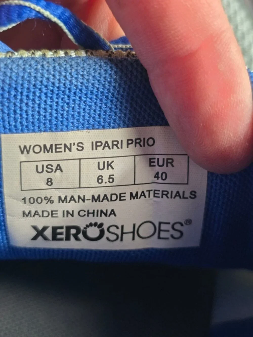 Xero Ipari Prio Barefoot Minimalist Womens Running Shoes Sz 8